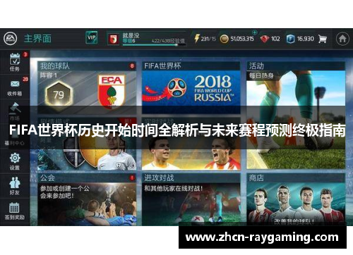 FIFA世界杯历史开始时间全解析与未来赛程预测终极指南